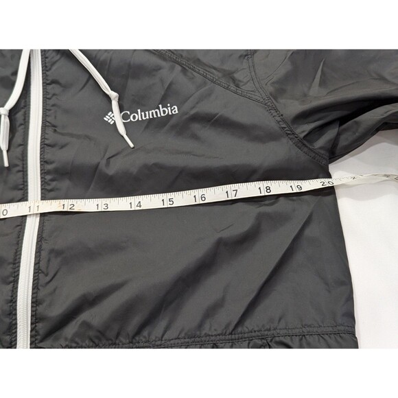 Columbia Flash Forward light Weight Black Jacket Windbreaker Woman's Medium - Picture 7 of 15